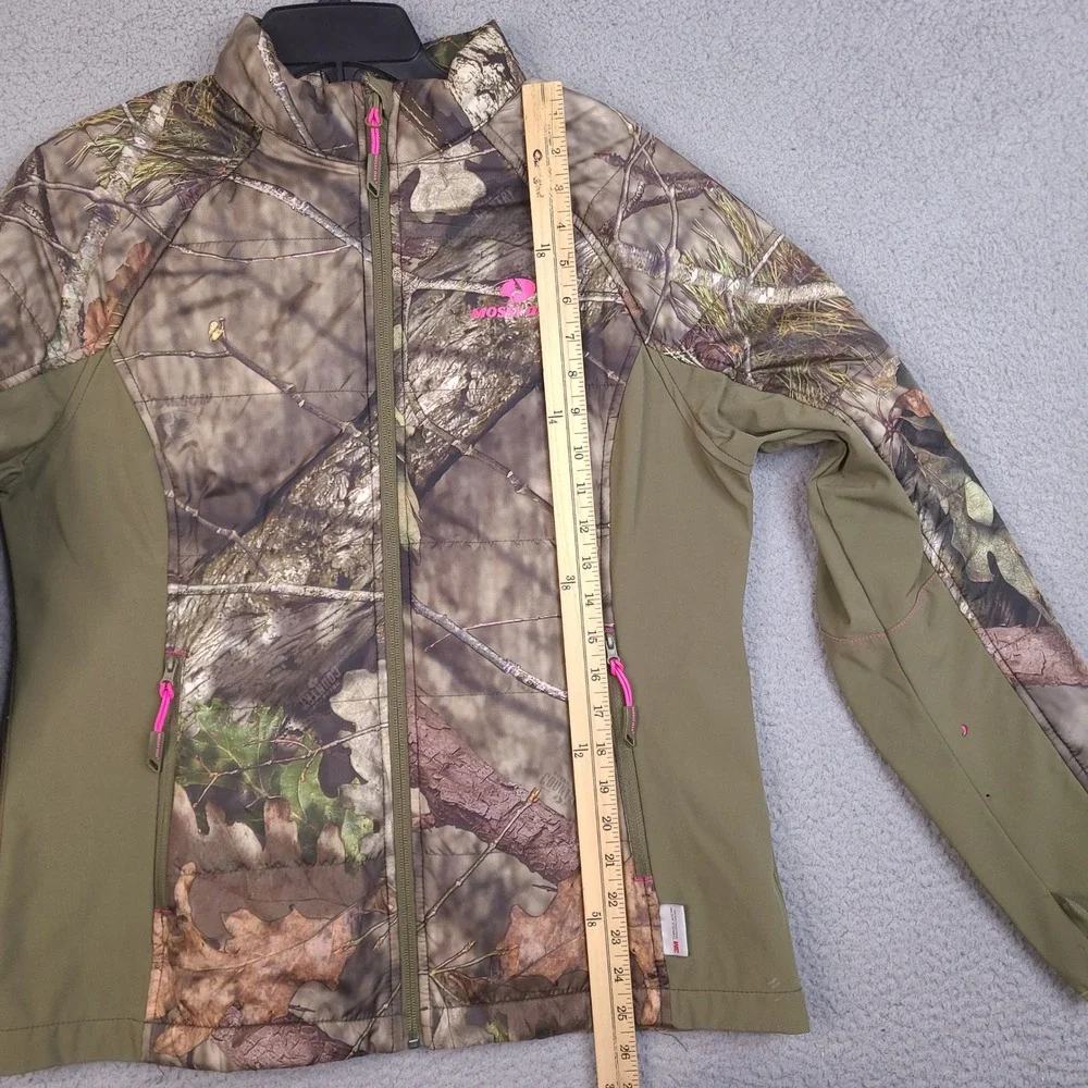 Mossy Oak Women Camo Jacket Large 3M Thinsulate Hybrid Softshell Hunting